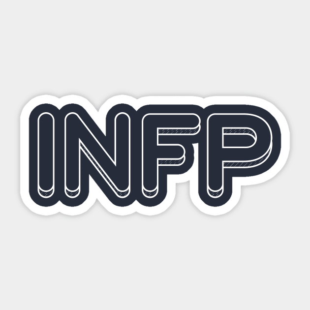 INFP White Rain Sticker by moni5550